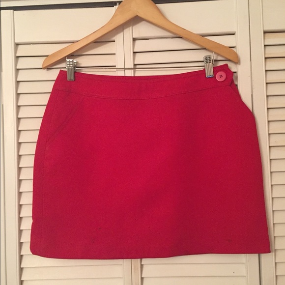 Dkny Dresses & Skirts - Red mini shirt Dkny Dresses & Skirts - Red mini shirt